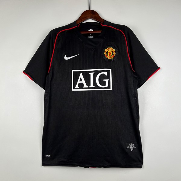 Tailandia Camiseta Manchester United Replica Segunda Ropa Retro 2007-2008